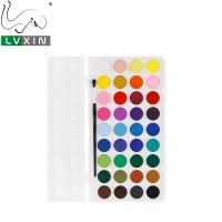 36 Color Watercolor Artist Paint Set with Plastic Palette Lid Case and Paint brush