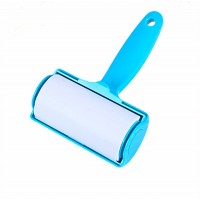 Strong Sticky Floor Handle Roller Lint Remover Tape Roll Cleaner With Cover