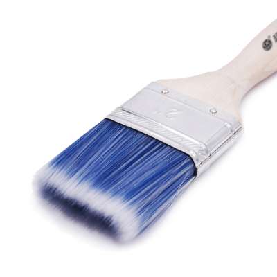 paint supplies flat paint brush wooden handle cleaning brush