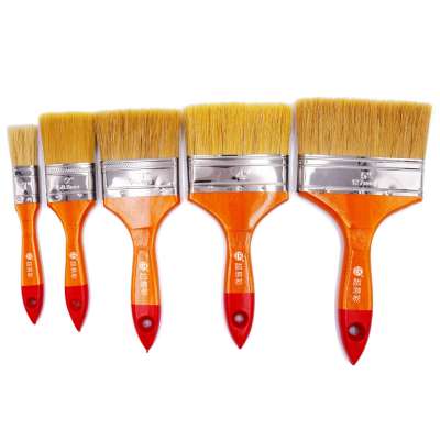 High quality wooden handle bristle mixed silk brush multifunctional household maintenance paint brush